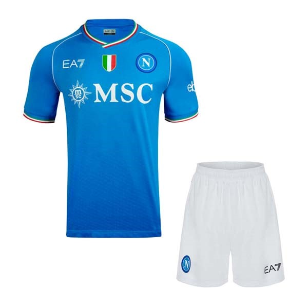 Maillot Naples Domicile Enfant 2023-24 Bleu